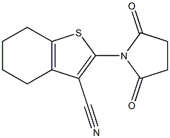 2-(2,5-dioxotetrahydro-1H-pyrrol-1-yl)-4,5,6,7-tetrahydrobenzo[b]thiophene-3-carbonitrile