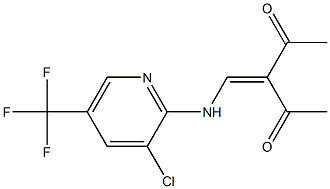 3-({[3-chloro-5-(trifluoromethyl)-2-pyridyl]amino}methylidene)pentane-2,4-dione