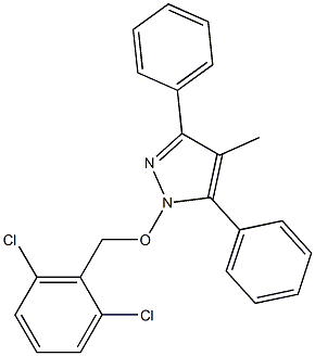 1-[(2,6-dichlorobenzyl)oxy]-4-methyl-3,5-diphenyl-1H-pyrazole