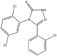 3-(2-chlorophenyl)-4-(2,5-dichlorophenyl)-4,5-dihydro-1H-1,2,4-triazole-5-thione|