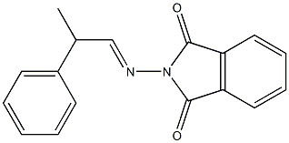 2-[(2-phenylpropylidene)amino]isoindoline-1,3-dione Struktur