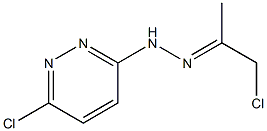 1-chloroacetone 2-(6-chloropyridazin-3-yl)hydrazone Struktur