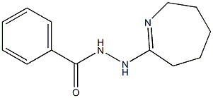 N'-(3,4,5,6-tetrahydro-2H-azepin-7-yl)benzenecarbohydrazide,,结构式