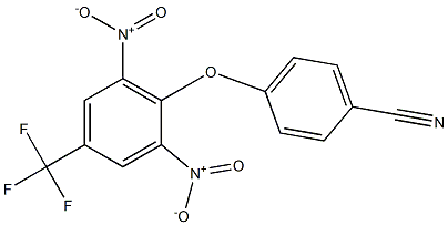 4-[2,6-dinitro-4-(trifluoromethyl)phenoxy]benzonitrile|