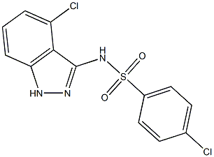 N1-(4-chloro-1H-indazol-3-yl)-4-chlorobenzene-1-sulfonamide