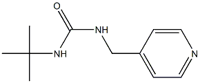 N-(tert-butyl)-N'-(4-pyridylmethyl)urea Structure