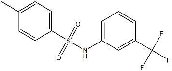 4-methyl-N-[3-(trifluoromethyl)phenyl]benzenesulfonamide Structure