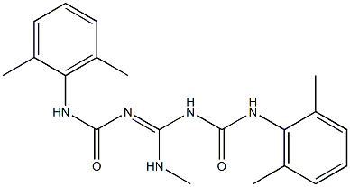 N'-[(E)-{[(2,6-dimethylanilino)carbonyl]amino}(methylamino)methylidene]-N-(2,6-dimethylphenyl)urea