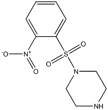 1-[(2-nitrophenyl)sulfonyl]piperazine Structure