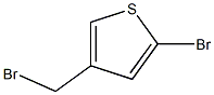 2-bromo-4-(bromomethyl)thiophene,,结构式