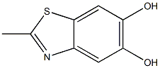 2-methyl-1,3-benzothiazole-5,6-diol Struktur