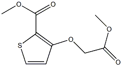 methyl 3-(2-methoxy-2-oxoethoxy)-2-thiophenecarboxylate Structure