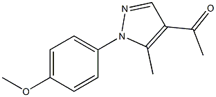 1-[1-(4-methoxyphenyl)-5-methyl-1H-pyrazol-4-yl]ethan-1-one Structure