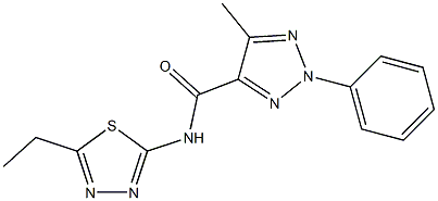 N4-(5-ethyl-1,3,4-thiadiazol-2-yl)-5-methyl-2-phenyl-2H-1,2,3-triazole-4-carboxamide Structure