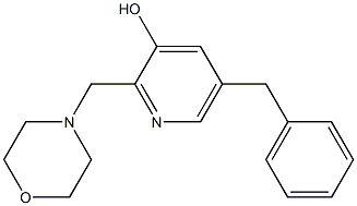 5-benzyl-2-(morpholinomethyl)pyridin-3-ol Structure
