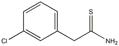 2-(3-chlorophenyl)ethanethioamide Structure