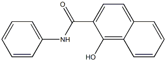 N2-phenyl-1-hydroxy-2-naphthamide Struktur