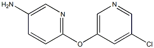 5-Amino-2-(3-chloropyrid-5-yloxy)pyridine 结构式