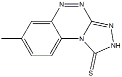 7-methyl-1,2-dihydrobenzo[e][1,2,4]triazolo[3,4-c][1,2,4]triazine-1-thione,,结构式