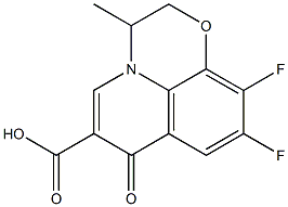  9,10-Difluoro-3-methyl-7-Oxo-2,3-Dihydro-7h-Pyrido(1,2,3-De)- [1,4]-Benzoxazin-6-Carboxylic Acid