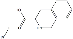 (S)-1,2,3,4-tetrahydro isoquinoline-3-carboxylic acid HBr 结构式
