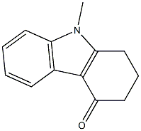 1,2,3,9-Tetrahydro-9-Methyl-4-oxo-carbazole 化学構造式