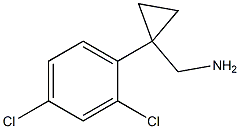 (1-(2,4-dichlorophenyl)cyclopropyl)methanamine 化学構造式