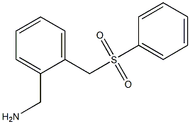 (2-((phenylsulfonyl)methyl)phenyl)methanamine Struktur