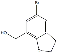 (5-bromo-2,3-dihydrobenzofuran-7-yl)methanol Structure