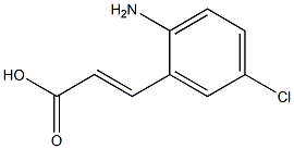 (E)-3-(2-amino-5-chlorophenyl)acrylic acid