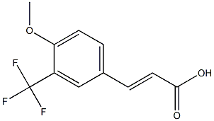 (E)-3-(3-(trifluoromethyl)-4-methoxyphenyl)acrylic acid