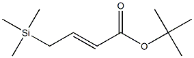 (E)-tert-butyl 4-(trimethylsilyl)but-2-enoate,,结构式