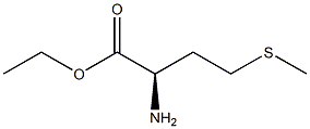 (R)-ethyl 2-amino-4-(methylthio)butanoate 化学構造式