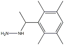 1-(1-(2,3,5,6-tetramethylphenyl)ethyl)hydrazine Structure