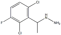 1-(1-(2,6-dichloro-3-fluorophenyl)ethyl)hydrazine Structure