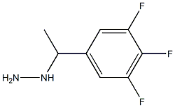 1-(1-(3,4,5-trifluorophenyl)ethyl)hydrazine Structure