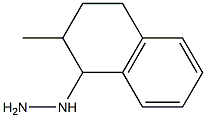 1-(1,2,3,4-tetrahydro-2-methylnaphthalen-1-yl)hydrazine Struktur