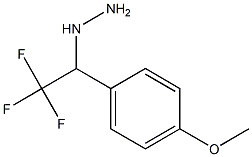  1-(2,2,2-trifluoro-1-(4-methoxyphenyl)ethyl)hydrazine