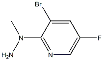 1-(3-bromo-5-fluoropyridin-2-yl)-1-methylhydrazine Structure