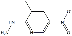 1-(3-methyl-5-nitropyridin-2-yl)hydrazine Struktur