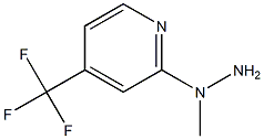 1-(4-(trifluoromethyl)pyridin-2-yl)-1-methylhydrazine,,结构式