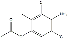 1-(4-Amino-3,5-dichloro-2-methyl-phenyl)-acetic acid 化学構造式