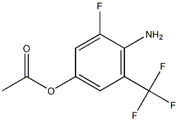 1-(4-Amino-3-fluoro-5-trifluoromethyl-phenyl)-acetic acid Structure