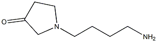 1-(4-aminobutyl)pyrrolidin-3-one,,结构式