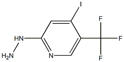 1-(5-(trifluoromethyl)-4-iodopyridin-2-yl)hydrazine 化学構造式