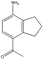 1-(7-Amino-indan-4-yl)-ethanone 化学構造式