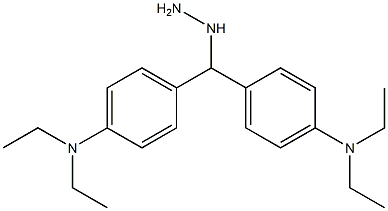 1-(bis(4-diethylaminophenyl)methyl)hydrazine