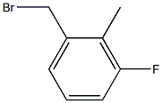 1-(bromomethyl)-3-fluoro-2-methylbenzene 化学構造式