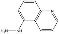 1-(quinolin-5-yl)hydrazine,,结构式