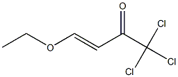 1,1,1-trichloro-4-ethoxybut-3-en-2-one Struktur